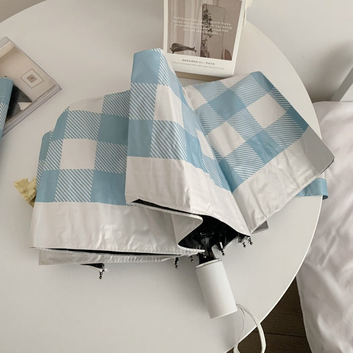 Dame sammenleggbart paraply med spesiell design Skanto