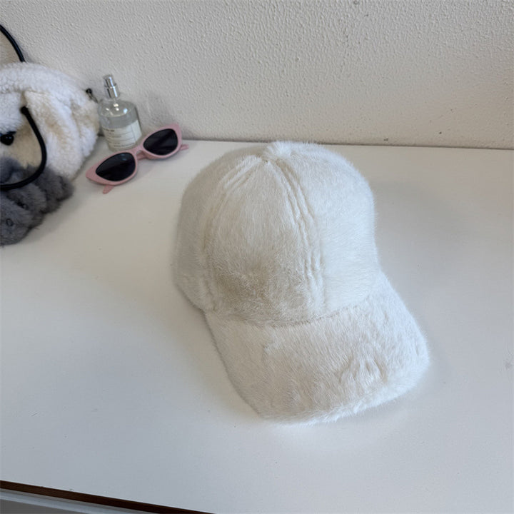 Unisex Plüsch Fuskepels Baseball Caps Skanto