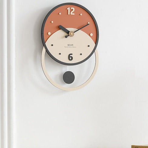 Skanto | Nordisk Minimalistisk Veggdekorasjon Klokke for Stuen