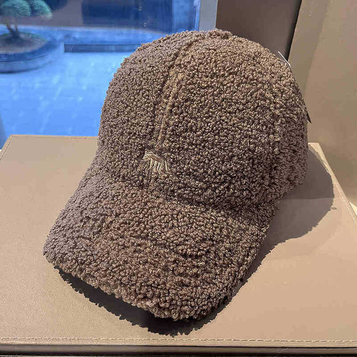 Kvinne Plush Teksturert Baseball Caps Skanto