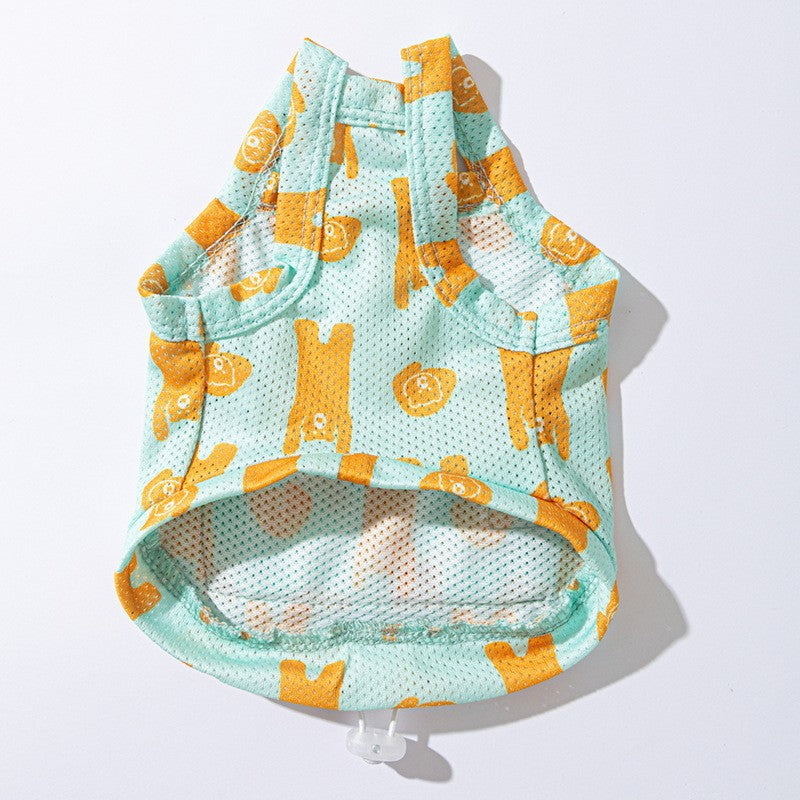 Women's playful swim top with ruffles and decorative button placket Skanto