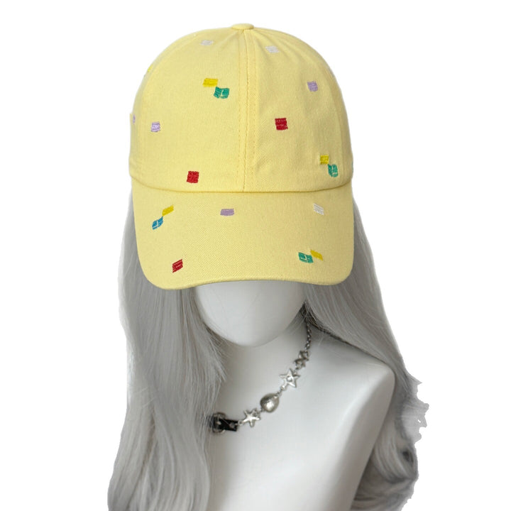 Kvinne Brodert Accent Justerbar Caps Skanto