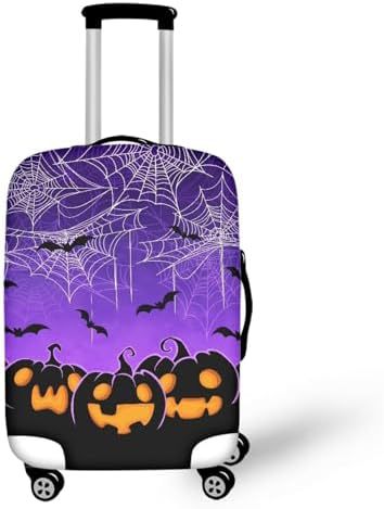 Unisex nan elastisk koffertrekk med hest- og solblomstmotiv, dehbar stretchbeskyttelse for hardplast- trolley med glidelås Skanto