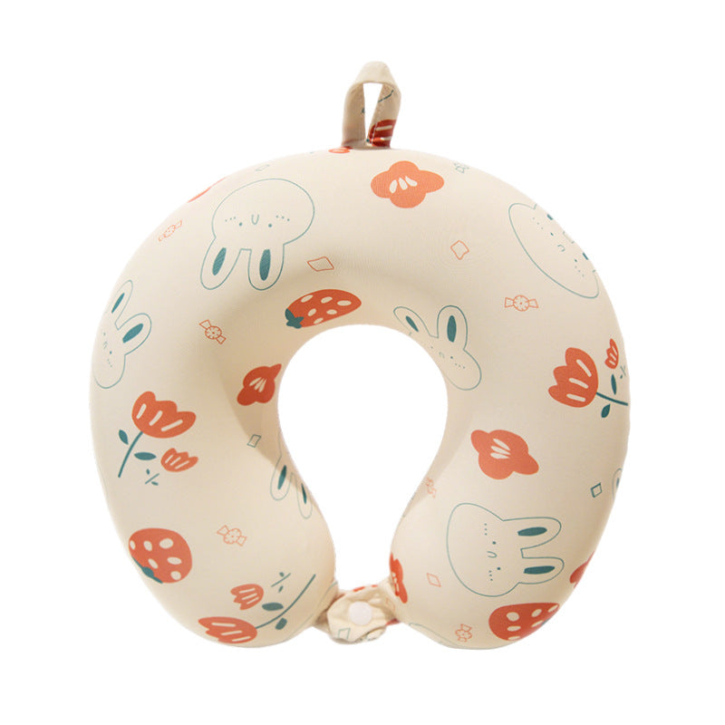Ergonomisk nakkepute med blomstermotiv Skanto