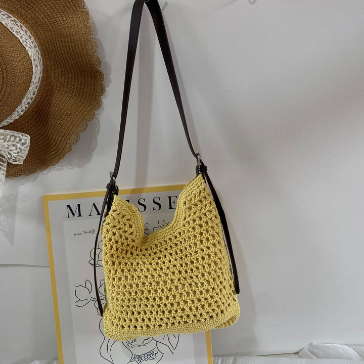 Tote bag i flettet materiale Skanto