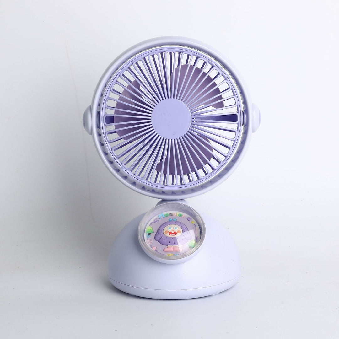 Unisex Bærbar Mini-Ventilator med kreativt design og Spilleur-funksjon Skanto