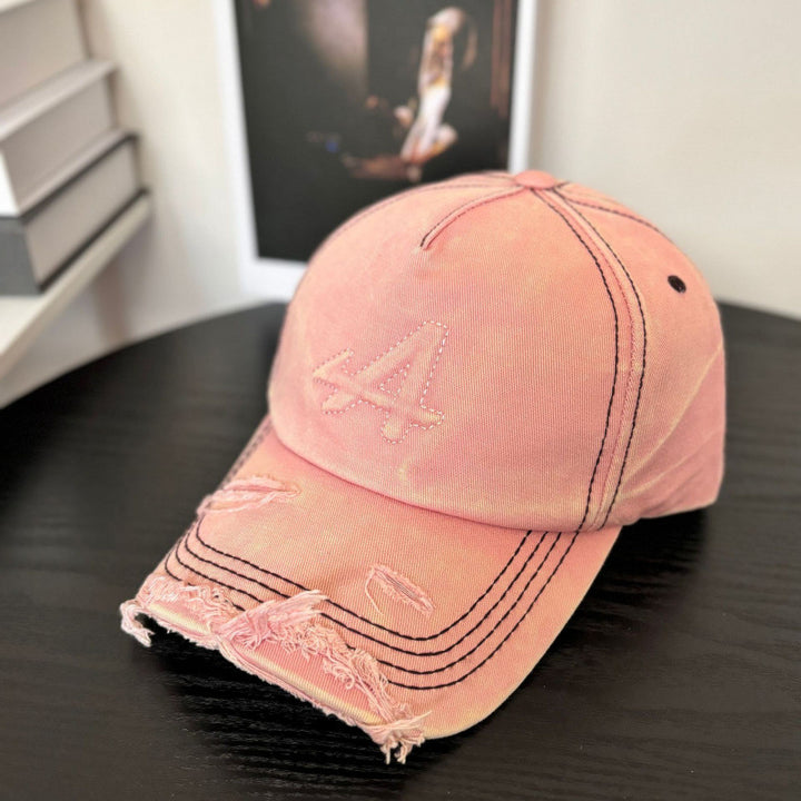 Kvinne's Slitt Vintage Stil Baseball Caps Skanto