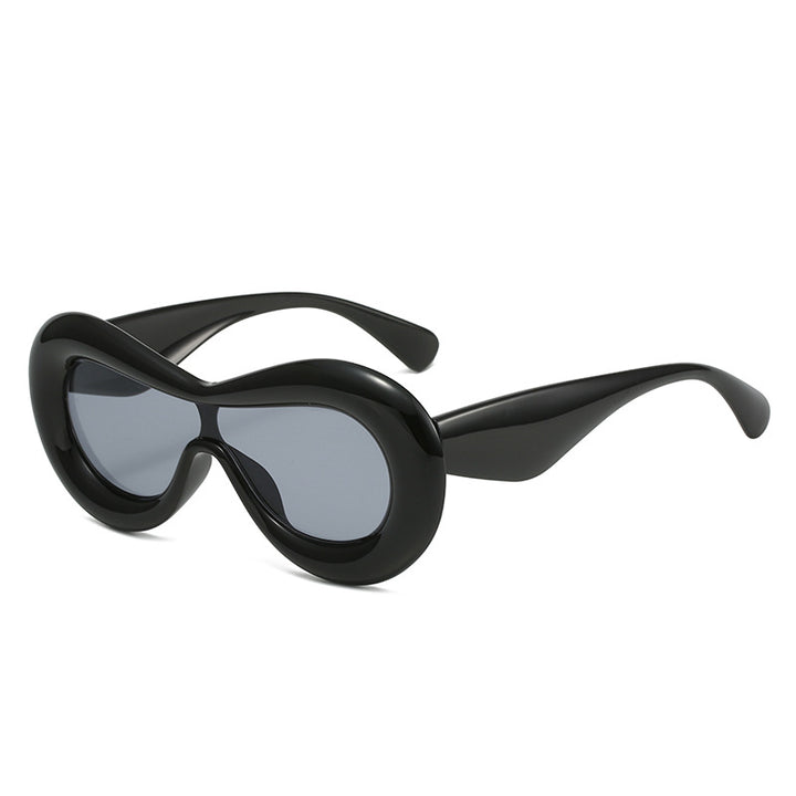 Damer futuristisk øyemaske solbrille Skanto
