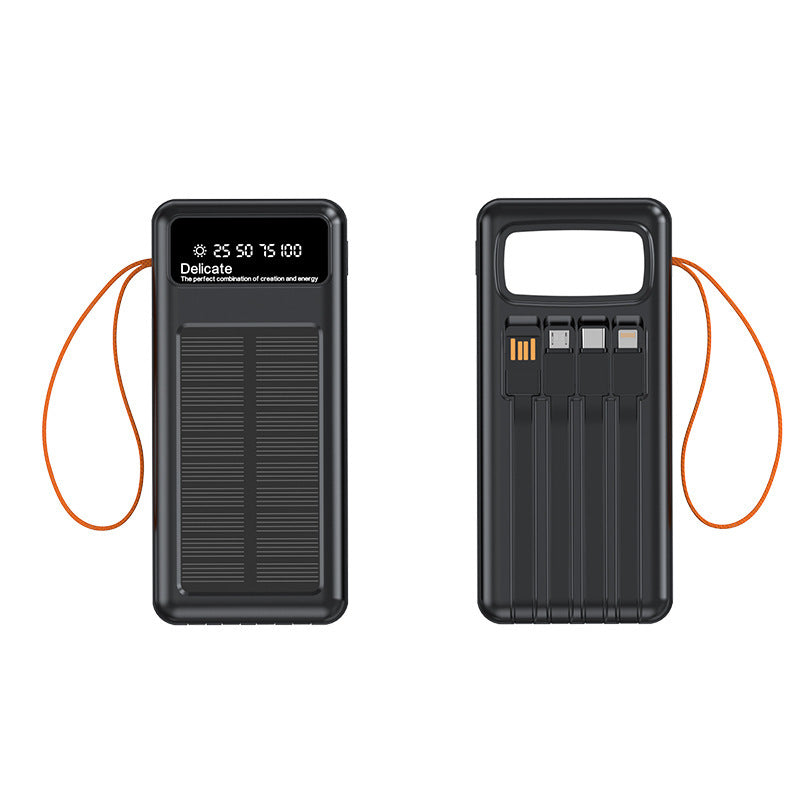 Bærbar solcelle Powerbank med høy kapasitet og smart ladeteknologi Skanto