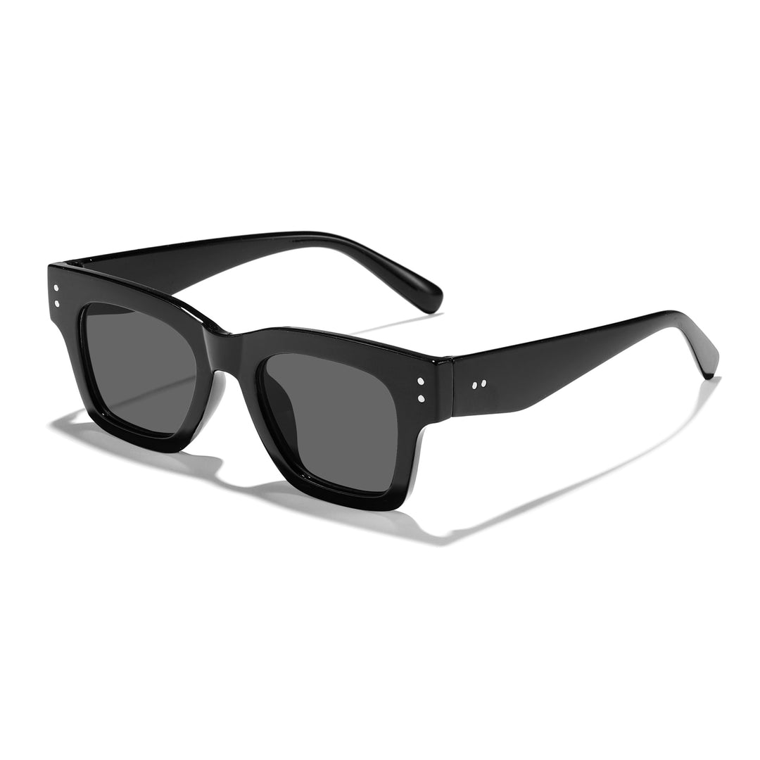 Dame trendy kvadratisk solbriller i urban stil Skanto