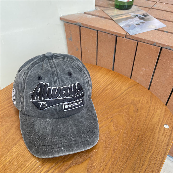 Herre Vintage-inspirert Slitt Bomull Baseball Caps Skanto