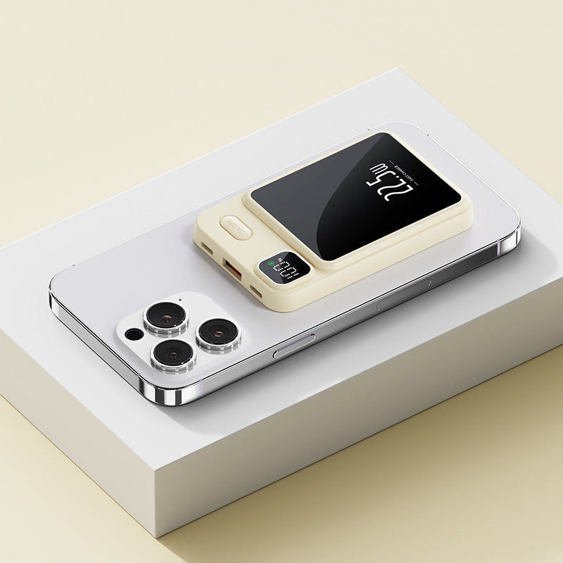 Kraftig powerbank med multifunksjonelt LCD-display og hurtigladefunksjon Skanto