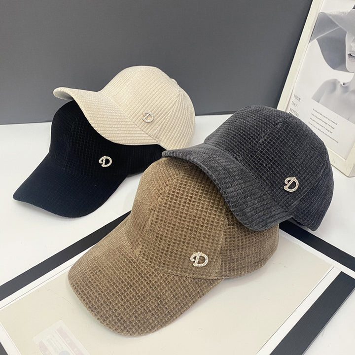 Kvinneforbedret teksturert baseballcaps Skanto