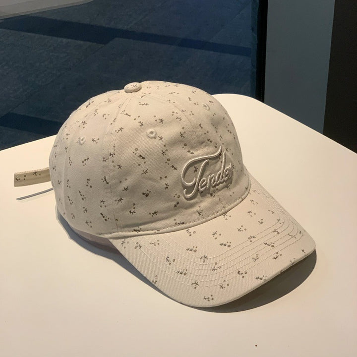 Kvinners Broderte Uformelle Grafiske Baseball Cap Skanto