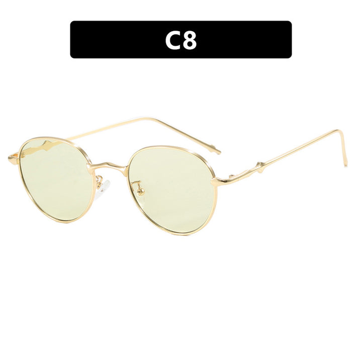 Dame elegant solbrille i moderne oval design Skanto