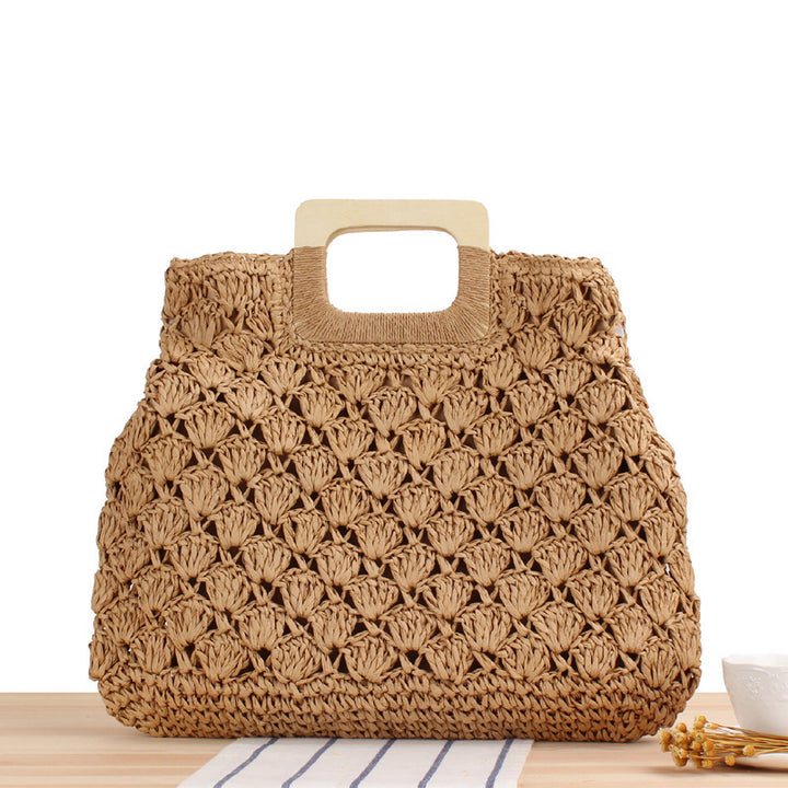 High-quality woven material handbag Skanto