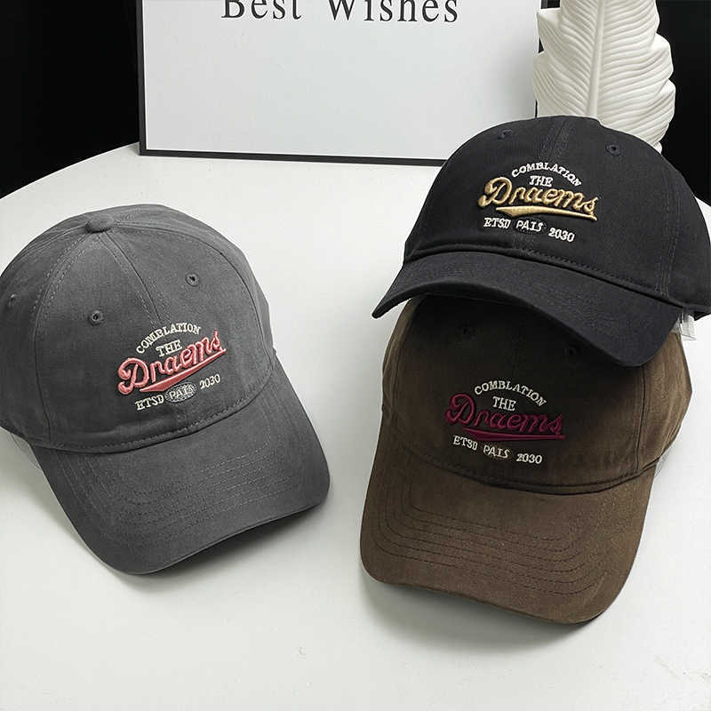 Unisex Vintage-Inspirert Brodert Baseball Cap Skanto