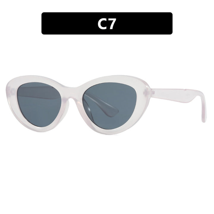 Dame Cat-Eye solbriller i unikt design Skanto