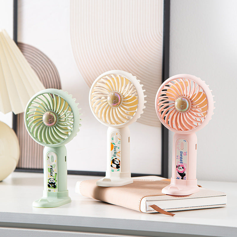 Damer Bærbar Mini Håndvifte med Morsom Design Skanto