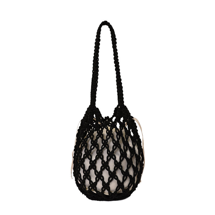 Stilig Makramee Tote Bag Skanto