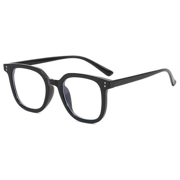 Dame kvadratisk designerbrille med tykk ramme og elegant profil Skanto