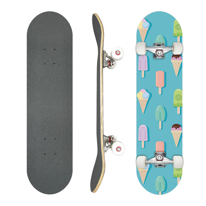 Grafisk Kunstnerisk Skateboard Skanto