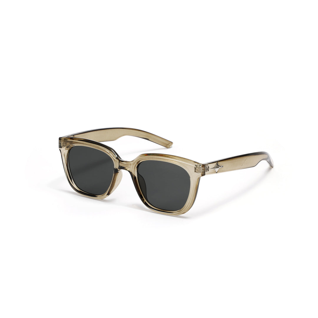 Damer moteriktig transparent solbrille med smal ramme og UV-beskyttelse Skanto