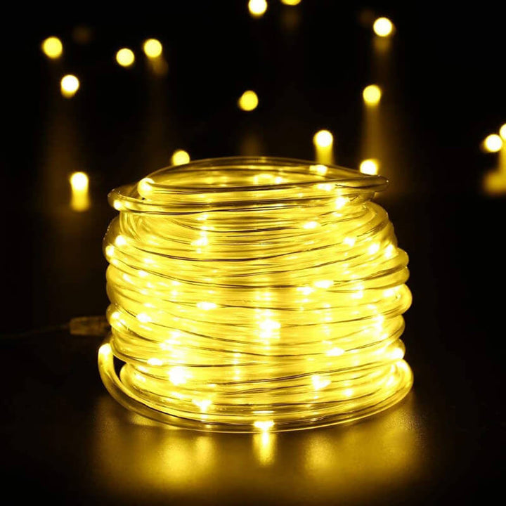 Skanto | LED Solcelle Lyskæde Feelys Vandtætte Kobbertråd Udelampe Feelys