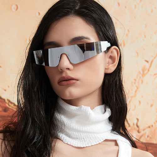 Dame futuristiske sports solbriller med optimal UV-beskyttelse Skanto