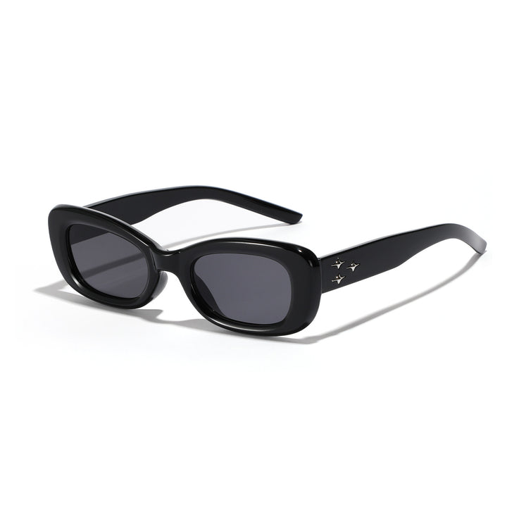 Dame moteriktig solbrille i spennende leopardmønster Skanto