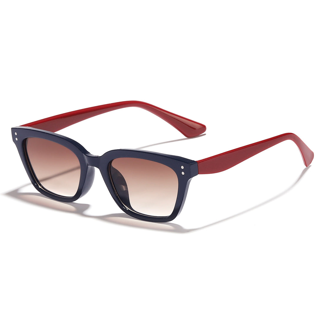 Damer oversized solbriller med moderne, myk fargegradient Skanto
