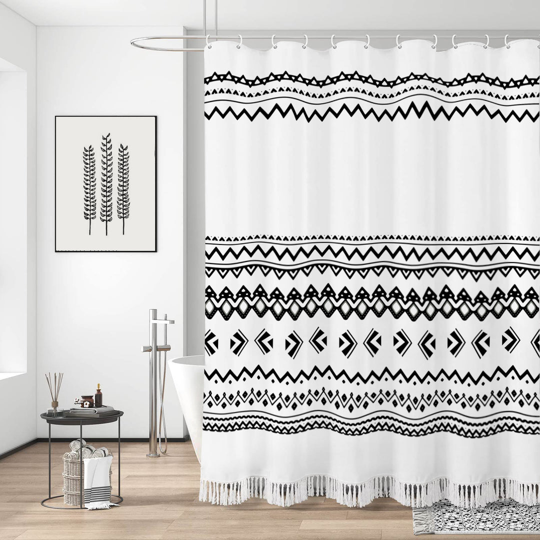 Artisan Stripe Duschgardin Skanto