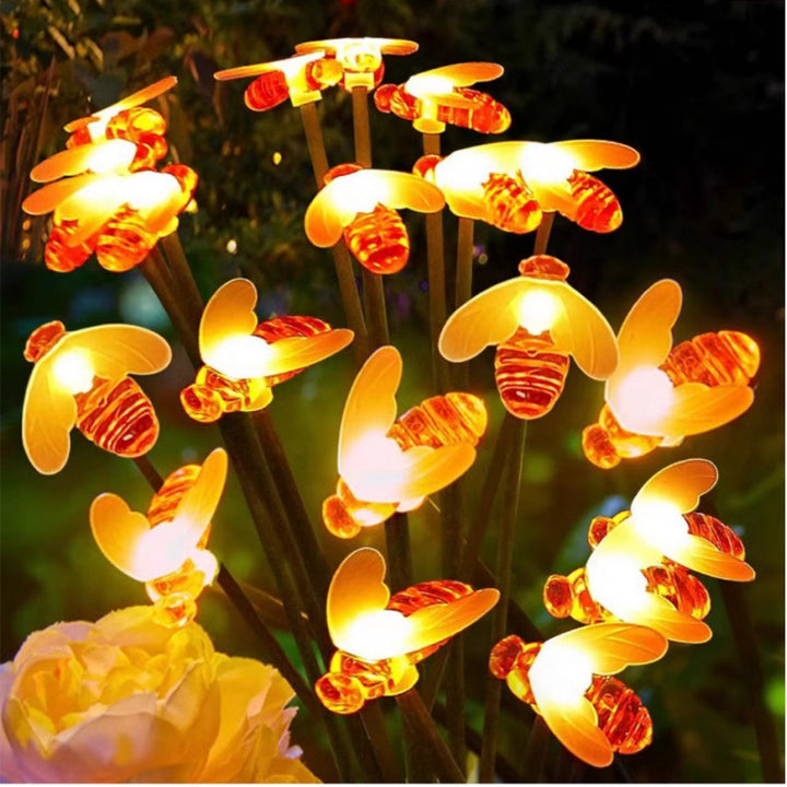 Dekorative LED fiberoptiske blomster stakebuketter Skanto