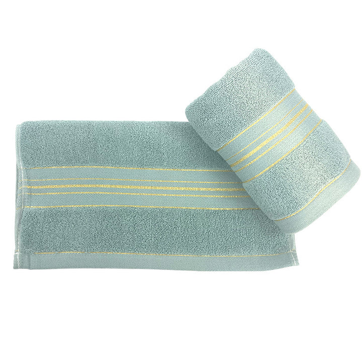 Frottee-Håndkle-sett med elegant stripemønster Skanto