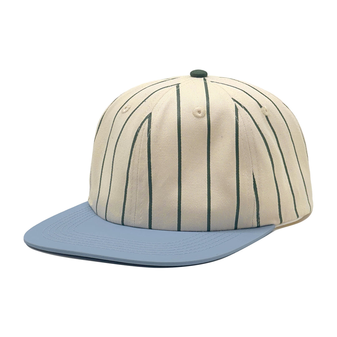 Dame moteriktig caps med stripe mønster Skanto