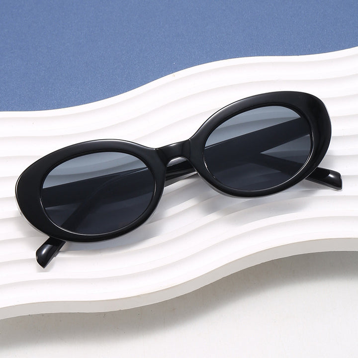 Dame designer-solbriller med oversized form Skanto