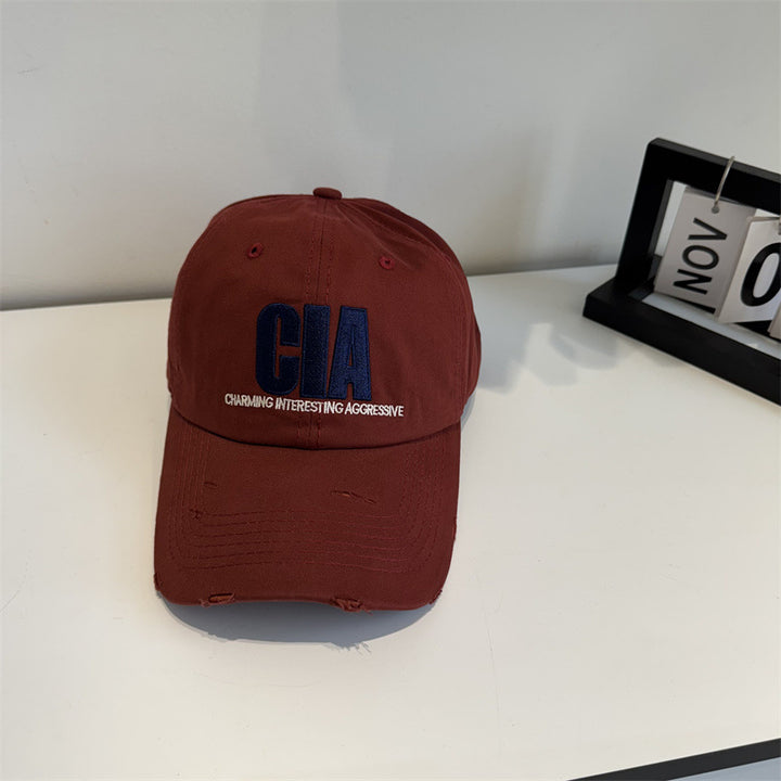 Men's Distressed Motivational Baseball Cap Skanto