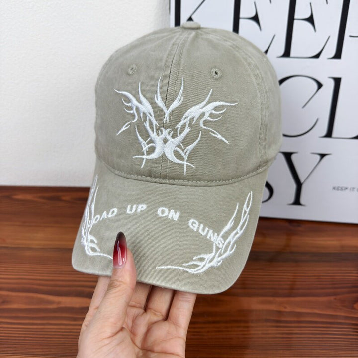 Herre Brodert Grafisk Baseball Caps Skanto