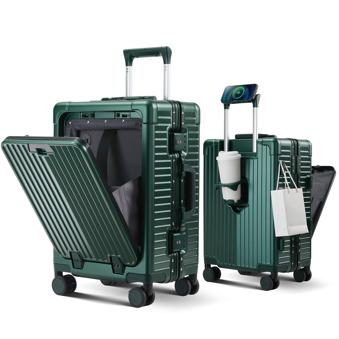 Unisex Smart Hard Shell Reise Koffert Skanto
