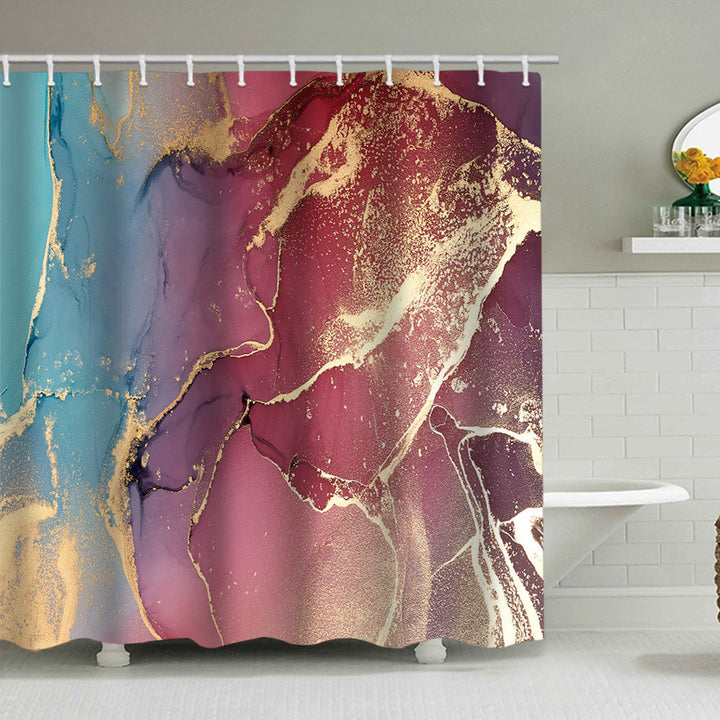 Kunstnerisk Marmor Design Dusjforheng Skanto