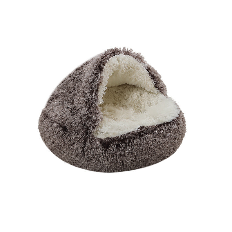 Koselig pels hundeseng