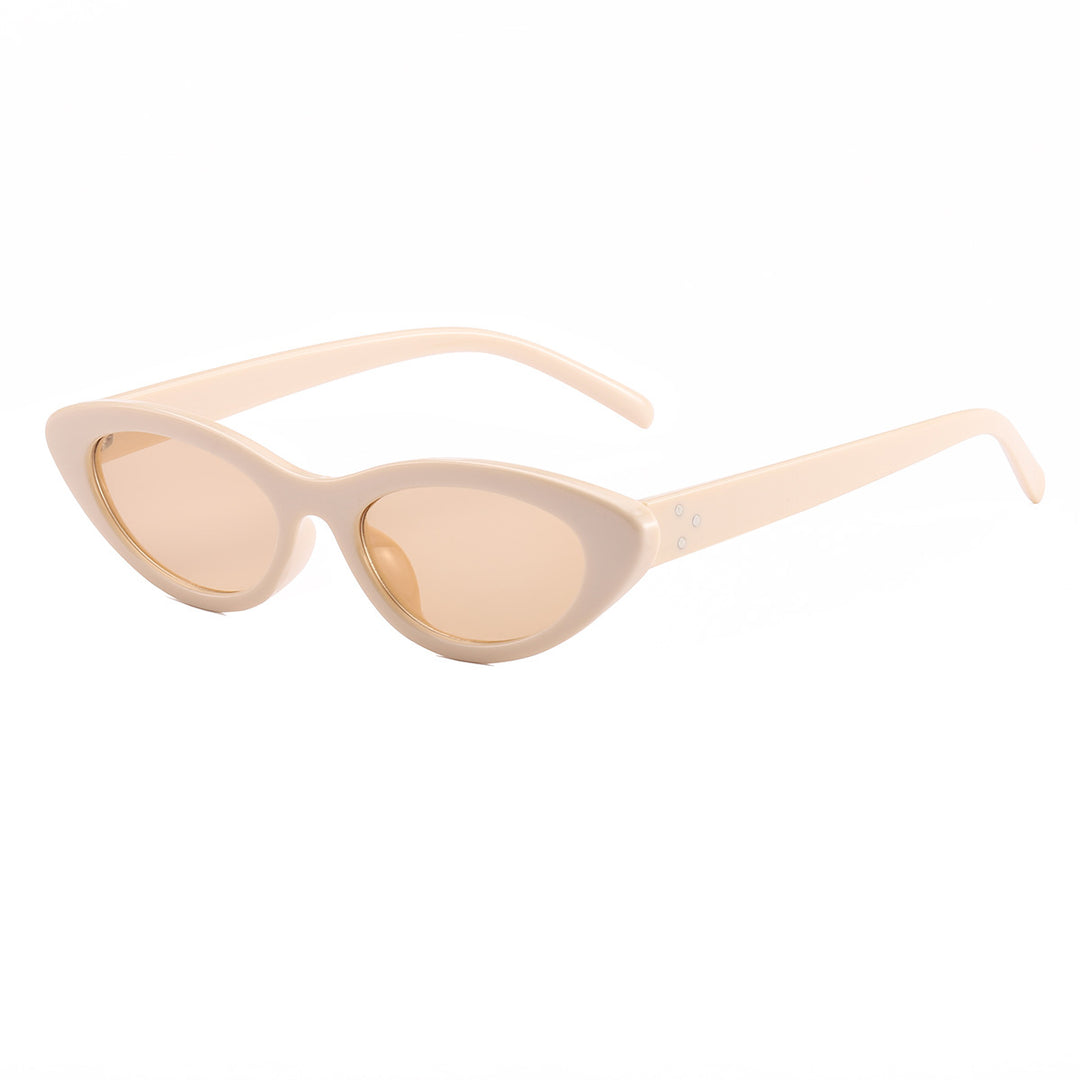 Dame Cat-Eye solbriller i elegant Leo-design Skanto