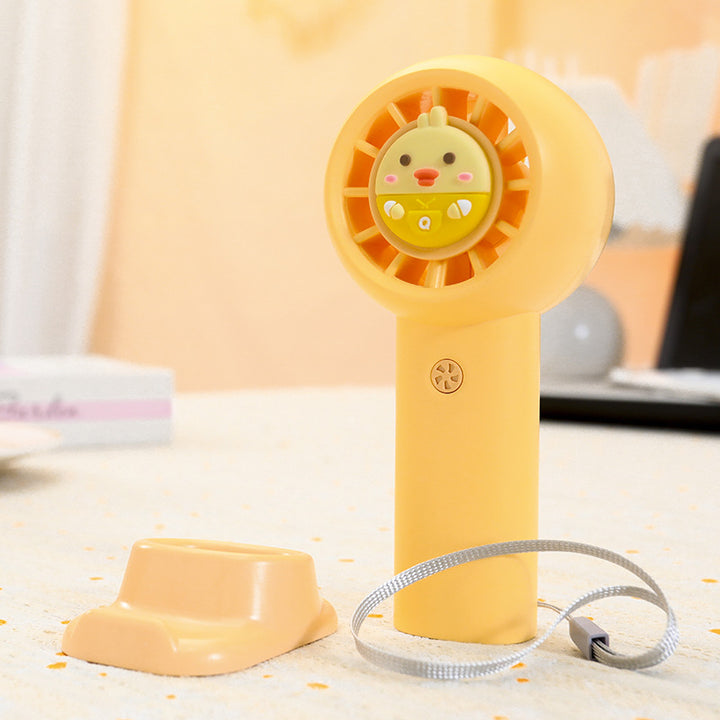 Kvinnes bærbare USB mini vifte med fleksibel vippemekanisme Skanto
