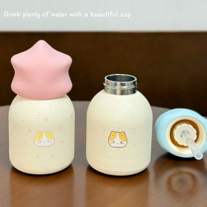 Damen Isoliertrinkflasche mit kreativem Sternverschluss Skanto
