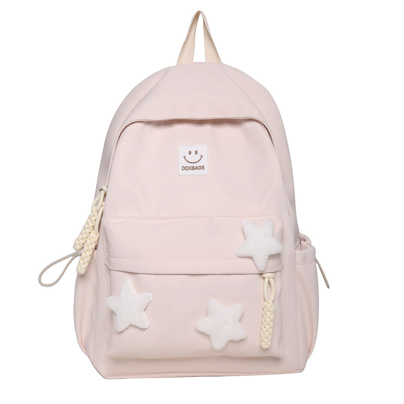 Adorabel Star-Accent Skole Ryggsekk Skanto