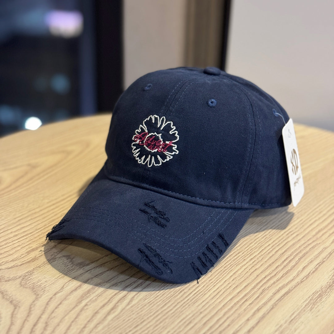 Unisex Brodert Blomster Design Baseball Cap Skanto