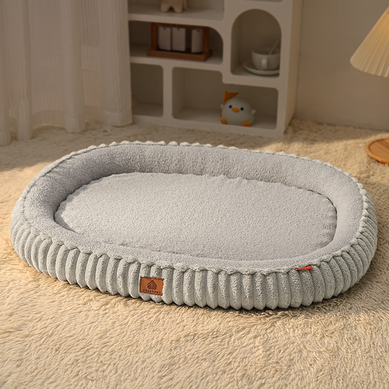 Plush ortopedisk hundeseng