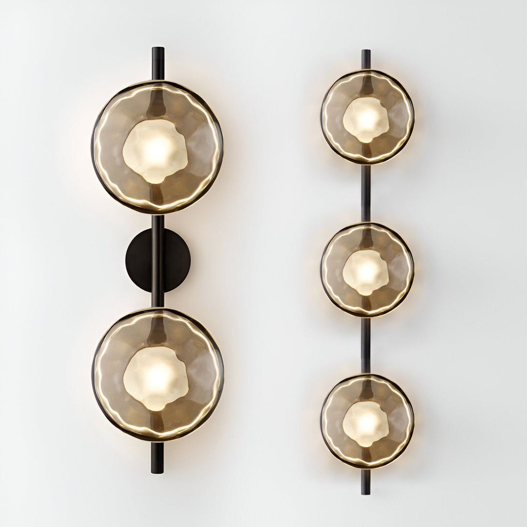 Skanto | Rund Glass Vegglampe i Skandinavisk Design