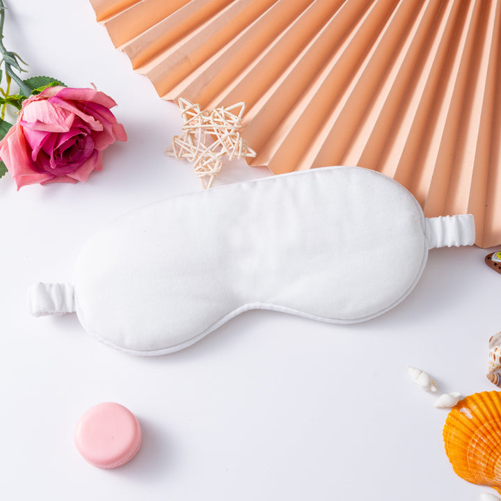 Dame nan lett bomull søvnmaske med ergonomisk polstring og elastisk komfortbånd Skanto