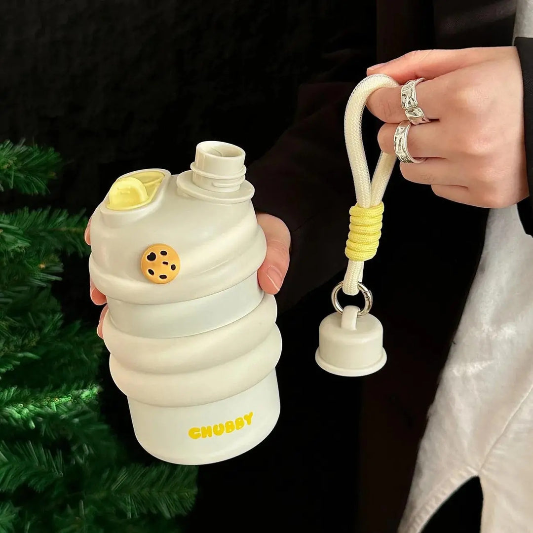 Damen Sportliche Edelstahl-Wasserflasche Skanto